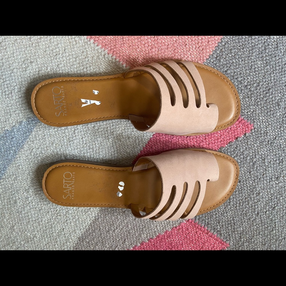 Franco Sarto Leather Sandals